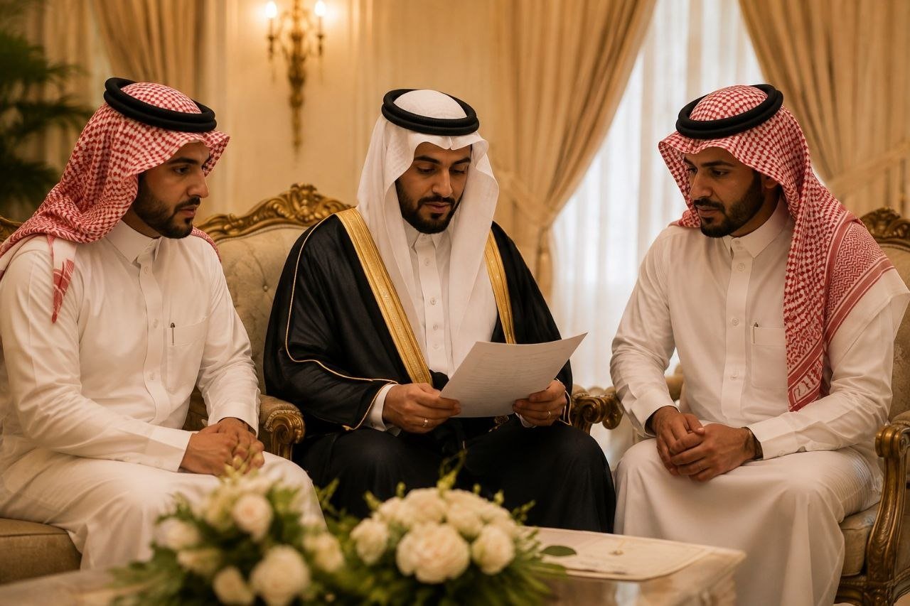 لحظة من عقد النكاح 1